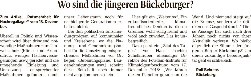 Tageszeitung 2016 150158   Schaumburger Nachrichten 24122021 bri behrens 2212 001