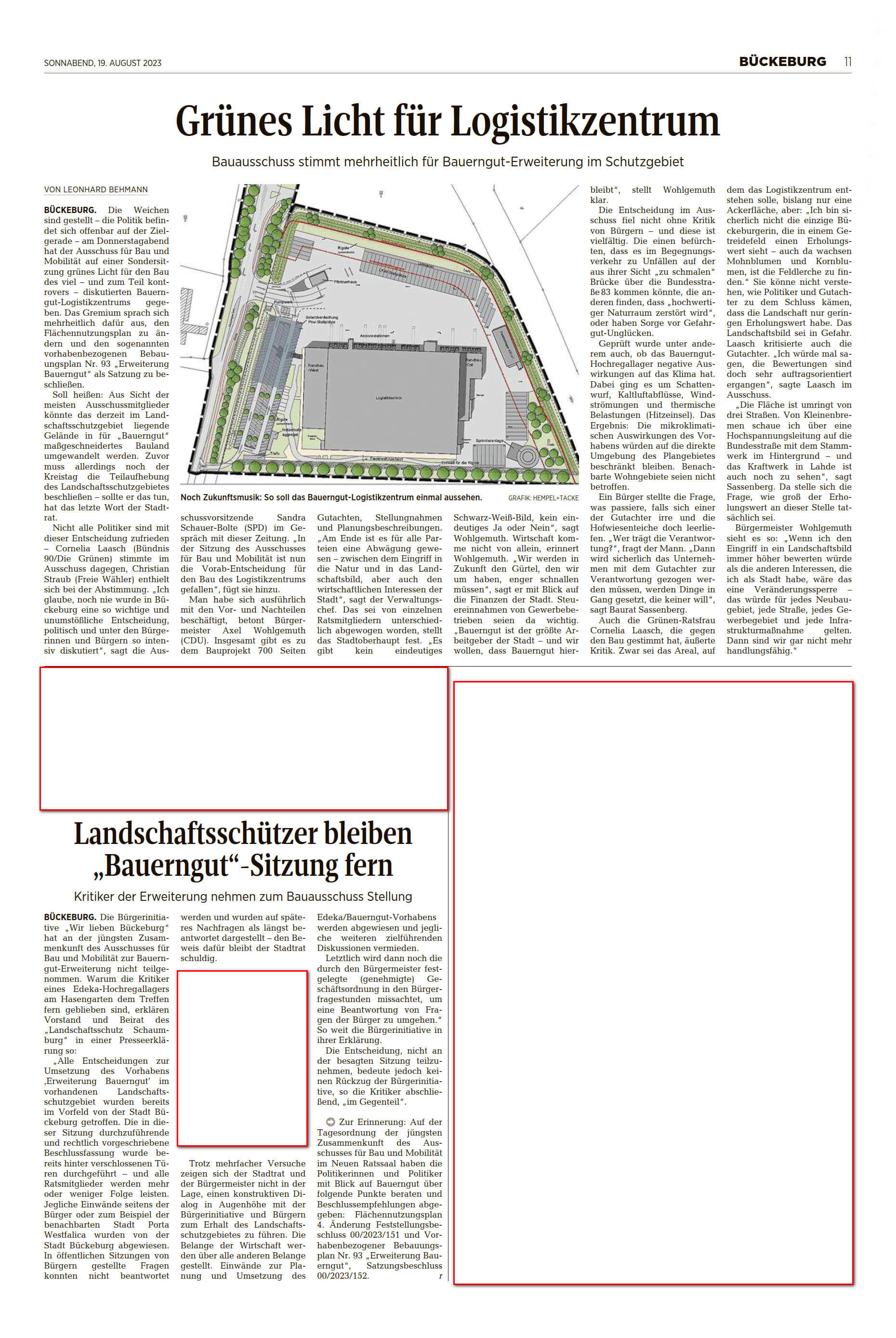 Schaumburg Lippische Landeszeitung Samstag, 19 August 2023 1